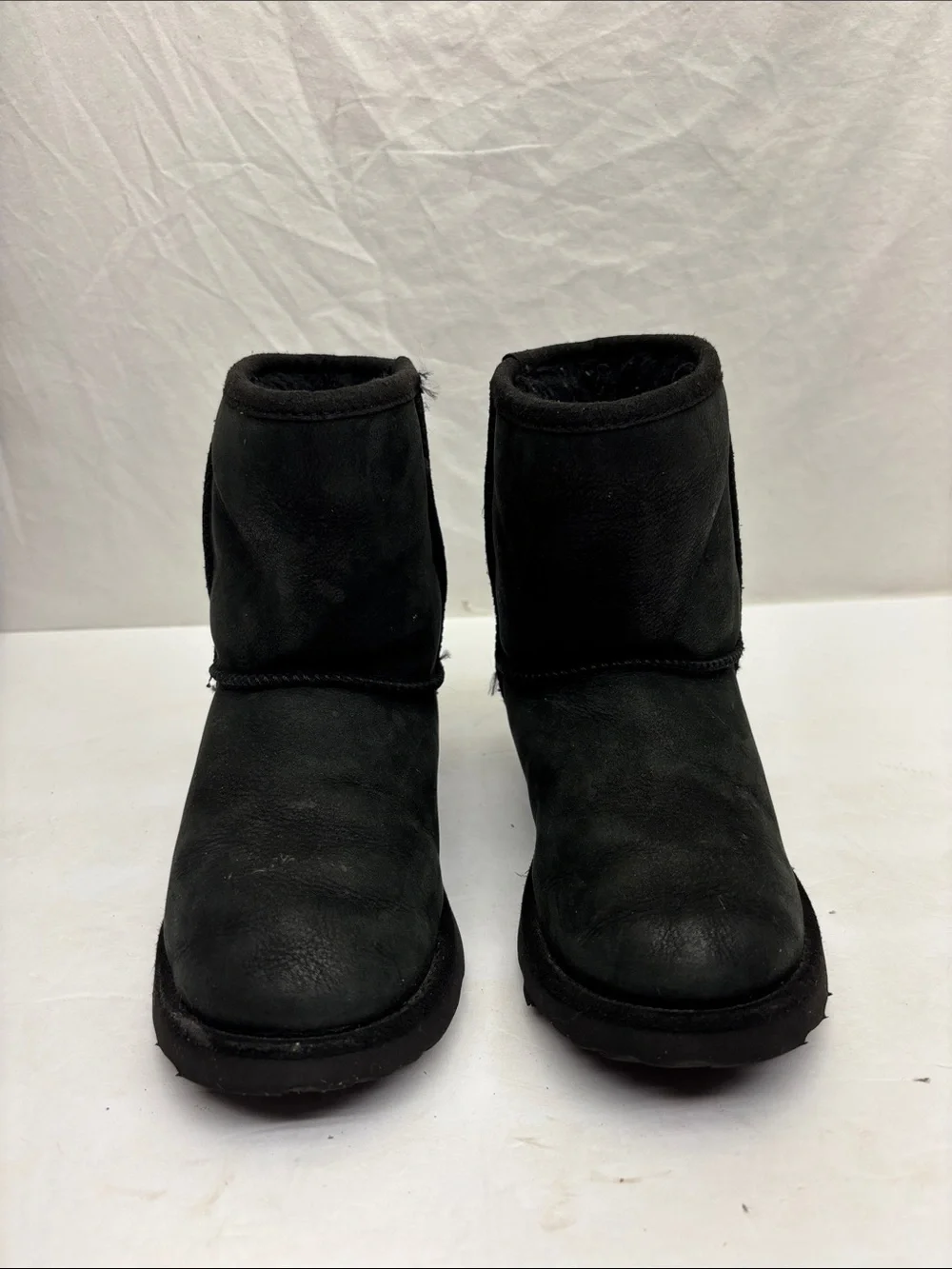 UGG Classic Black Short Winter Boots, SZ 12 toddler girl, box 72